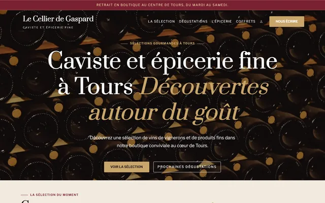 Le modèle Cave & épicerie fine