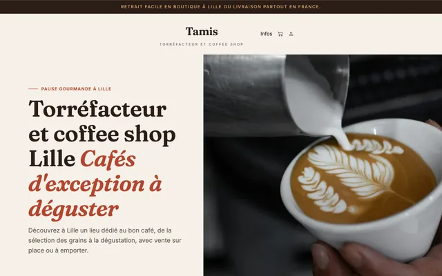Le modèle Coffee shop & torréfacteur
