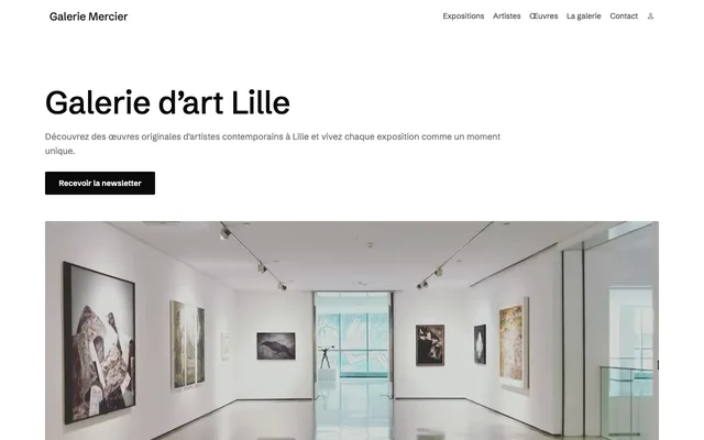 Le modèle Galerie d’art
